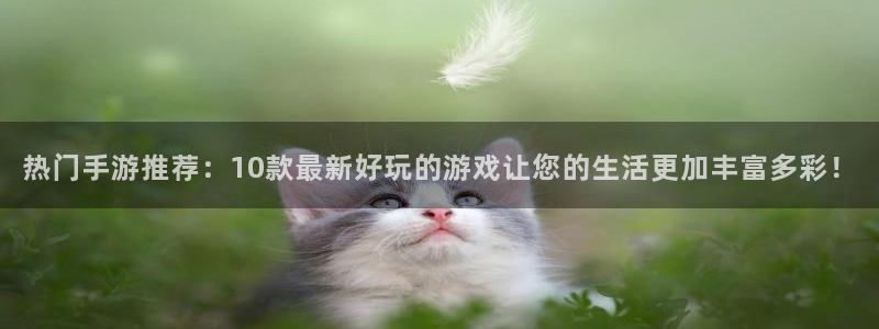 多彩娱乐平台官网客服电话：热门手游推荐：10款最新好玩的游戏