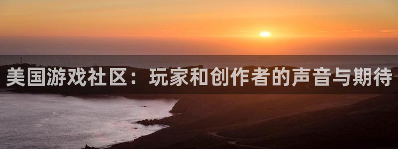 多彩娱乐官方平台：美国游戏社区：玩家和创作者的声音与期待