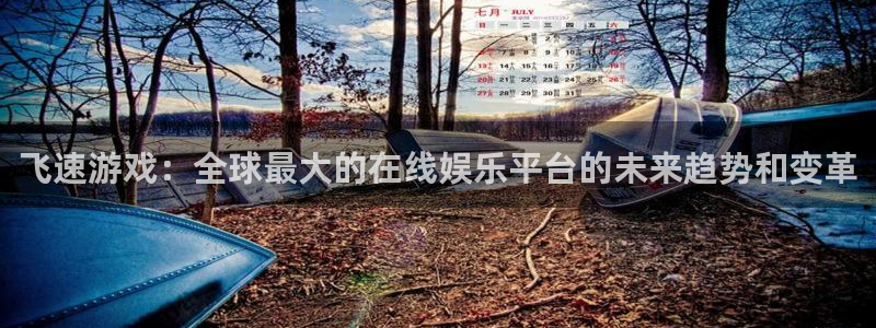 多彩娱乐4开户：飞速游戏：全球最大的在线娱乐平台的未来趋势和
